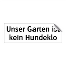 Unser Garten ist kein Hundeklo