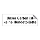 Unser Garten ist keine Hundetoilette