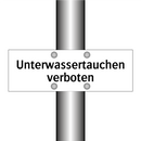 Unterwassertauchen verboten