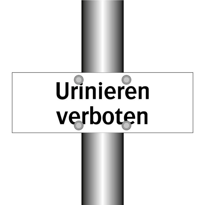 Urinieren verboten