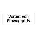 Verbot von Einweggrills