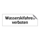 Wasserskifahren verboten