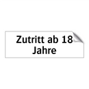 Zutritt ab 18 Jahre
