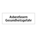 Asbestfasern Gesundheitsgefahr
