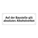 Auf der Baustelle gilt absolutes Alkoholverbot