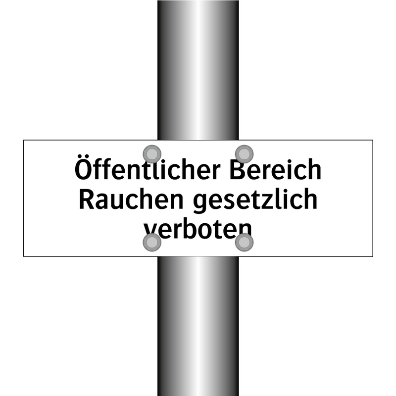Öffentlicher Bereich Rauchen gesetzlich verboten