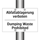 Abfallablagerung verboten - Dumping Waste Prohibited