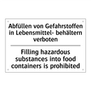 Abfüllen von Gefahrstoffen in /.../ - Filling hazardous substances into /.../