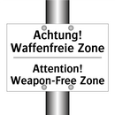 Achtung! Waffenfreie Zone - Attention! Weapon-Free Zone