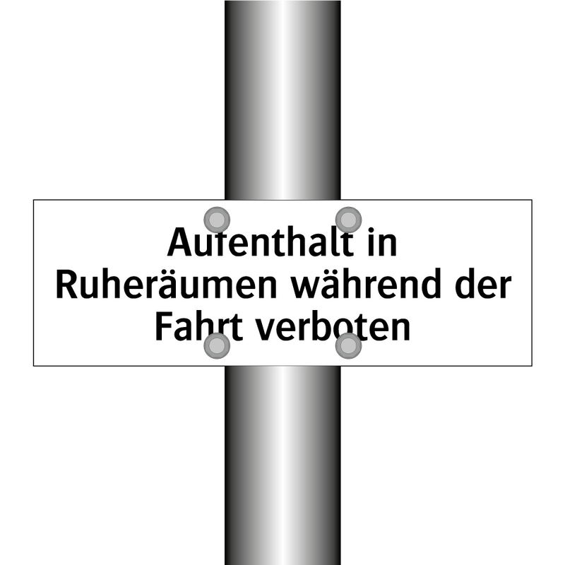 Aufenthalt in Ruheräumen während der Fahrt verboten
