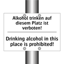 Alkohol trinken auf diesem Platz /.../ - Drinking alcohol in this place /.../
