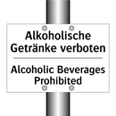 Alkoholische Getränke verboten - Alcoholic Beverages Prohibited