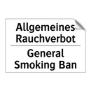 Allgemeines Rauchverbot - General Smoking Ban