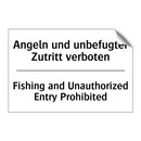 Angeln und unbefugter Zutritt /.../ - Fishing and Unauthorized Entry /.../