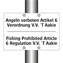 Angeln verboten Artikel 6 Verordnung /.../ - Fishing Prohibited Article 6 Regulation /.../