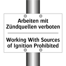 Arbeiten mit Zündquellen verboten/.../ - Working With Sources of Ignition /.../