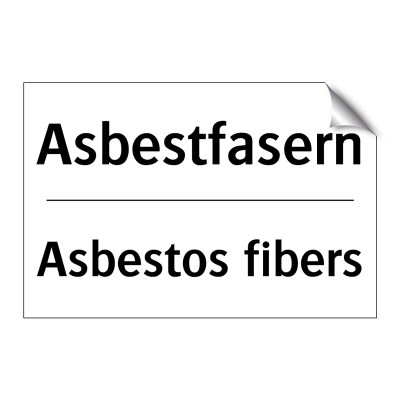 Asbestfasern - Asbestos fibers