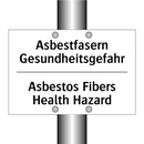 Asbestfasern Gesundheitsgefahr - Asbestos Fibers Health Hazard