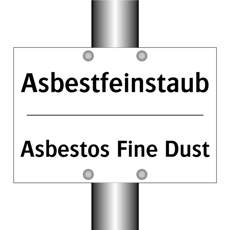 Asbestfeinstaub - Asbestos Fine Dust
