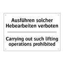 Ausführen solcher Hebearbeiten /.../ - Carrying out such lifting operations /.../