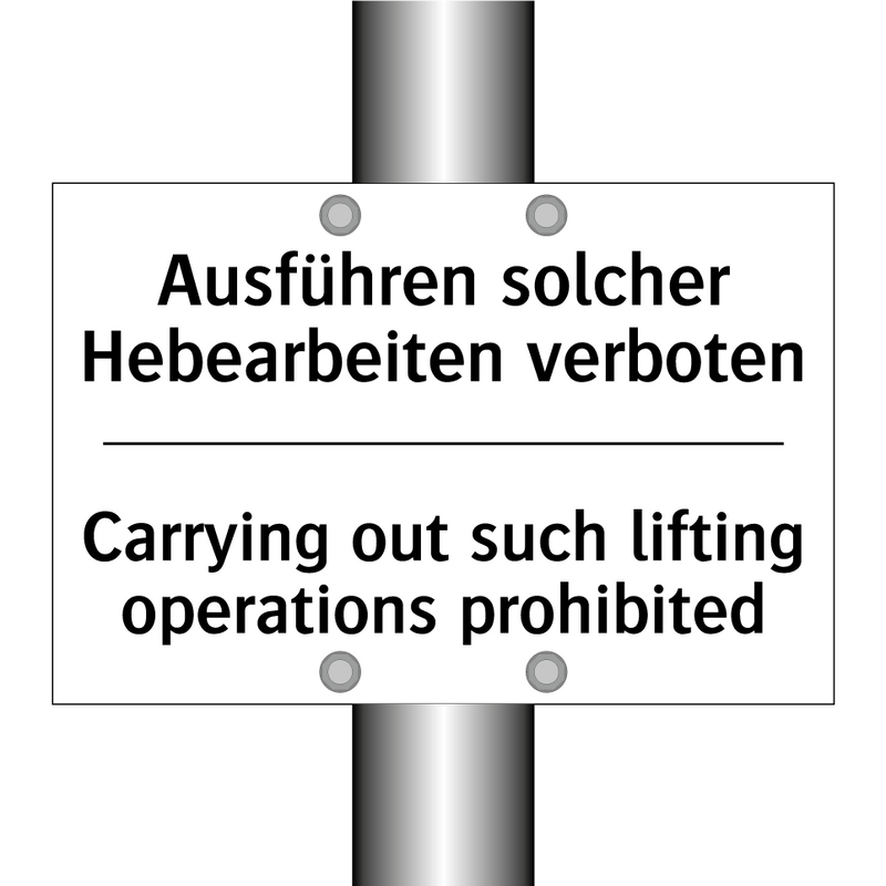 Ausführen solcher Hebearbeiten /.../ - Carrying out such lifting operations /.../
