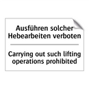 Ausführen solcher Hebearbeiten /.../ - Carrying out such lifting operations /.../
