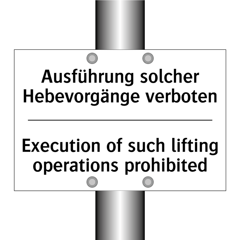 Ausführung solcher Hebevorgänge /.../ - Execution of such lifting operations /.../