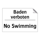 Baden verboten - No Swimming