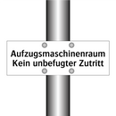 Aufzugsmaschinenraum Kein unbefugter Zutritt
