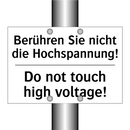 Berühren Sie nicht die Hochspannung!/.../ - Do not touch high voltage!