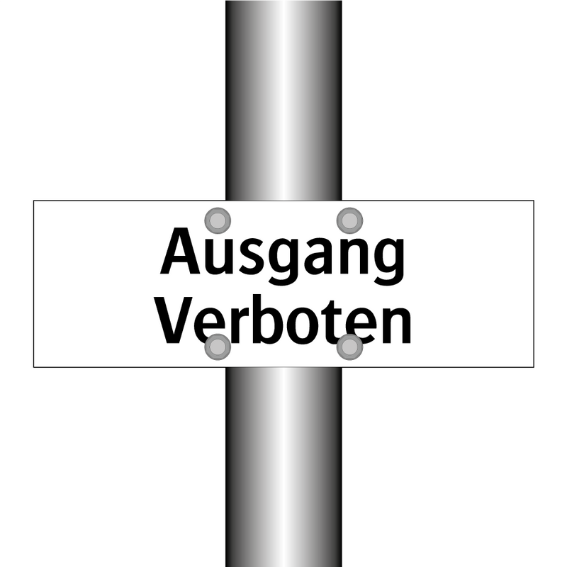 Ausgang Verboten