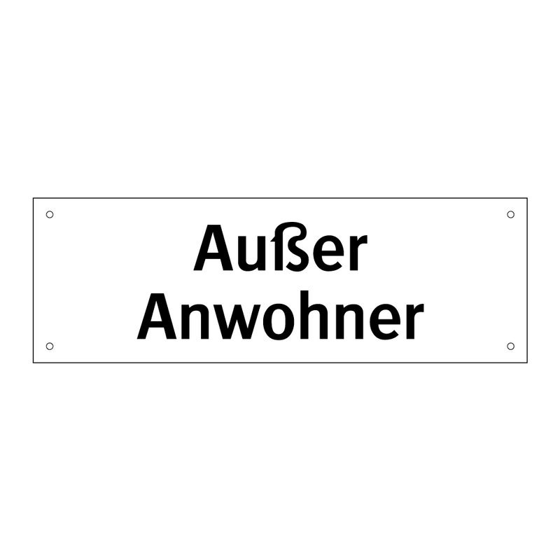 Außer Anwohner