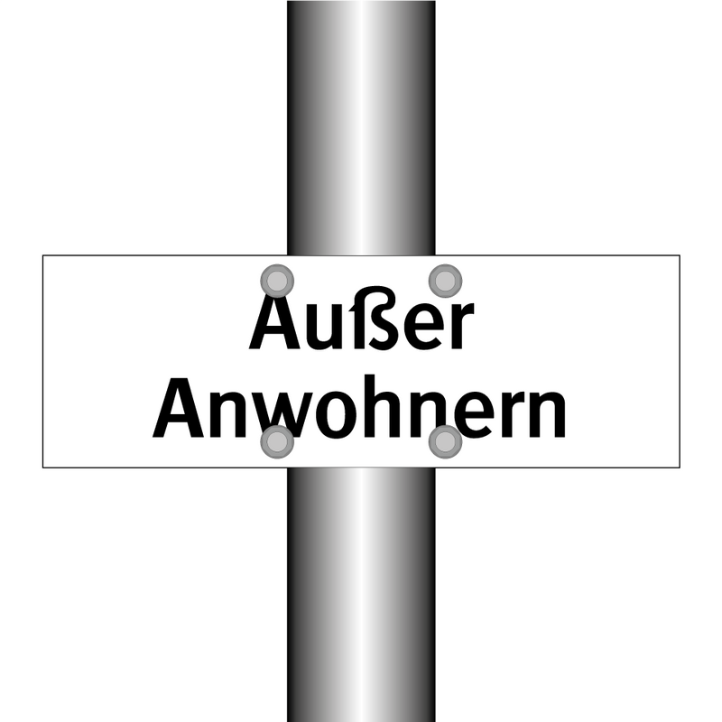 Außer Anwohnern