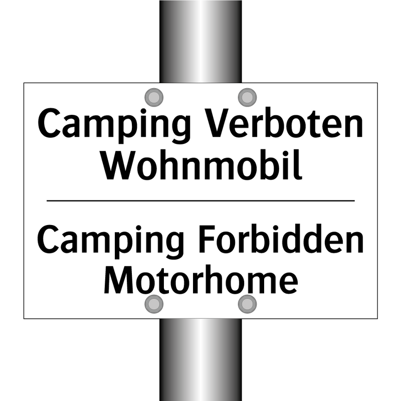 Camping Verboten Wohnmobil - Camping Forbidden Motorhome