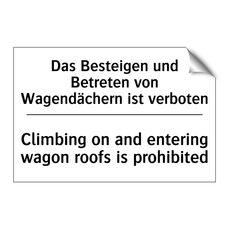 Das Besteigen und Betreten von /.../ - Climbing on and entering wagon /.../