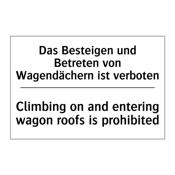 Das Besteigen und Betreten von /.../ - Climbing on and entering wagon /.../