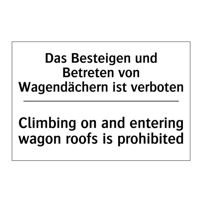 Das Besteigen und Betreten von /.../ - Climbing on and entering wagon /.../