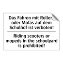 Das Fahren mit Rollern oder Mofas /.../ - Riding scooters or mopeds in the /.../