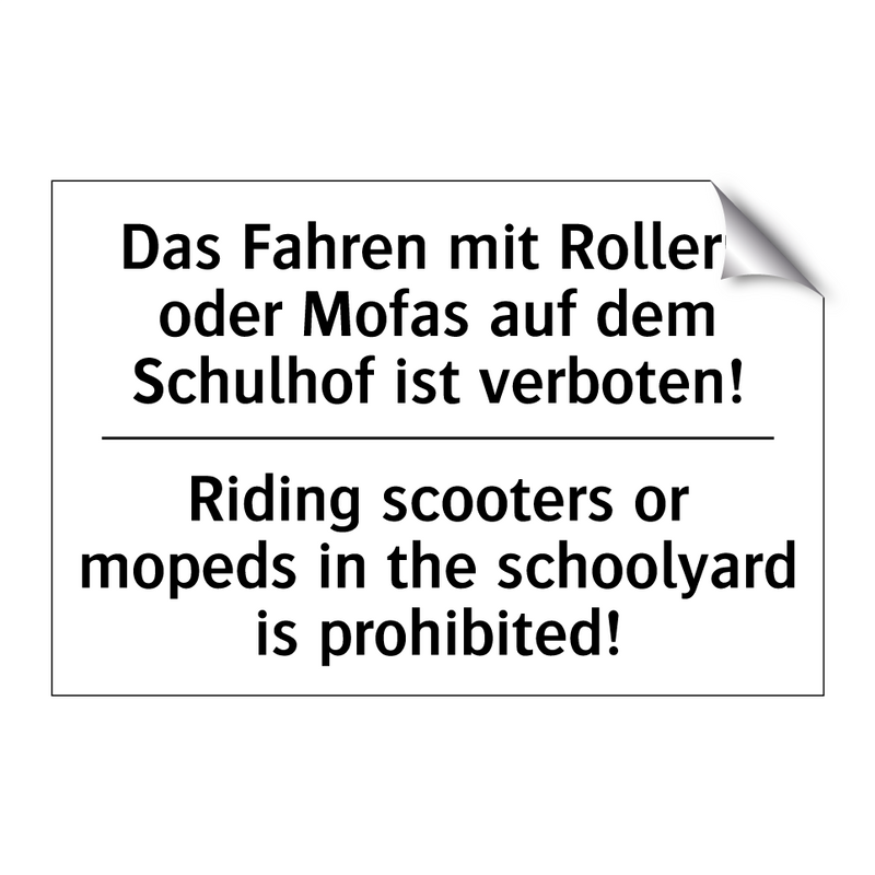 Das Fahren mit Rollern oder Mofas /.../ - Riding scooters or mopeds in the /.../