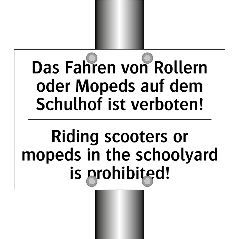 Das Fahren von Rollern oder Mopeds /.../ - Riding scooters or mopeds in the /.../