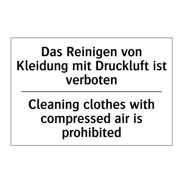 Das Reinigen von Kleidung mit /.../ - Cleaning clothes with compressed /.../