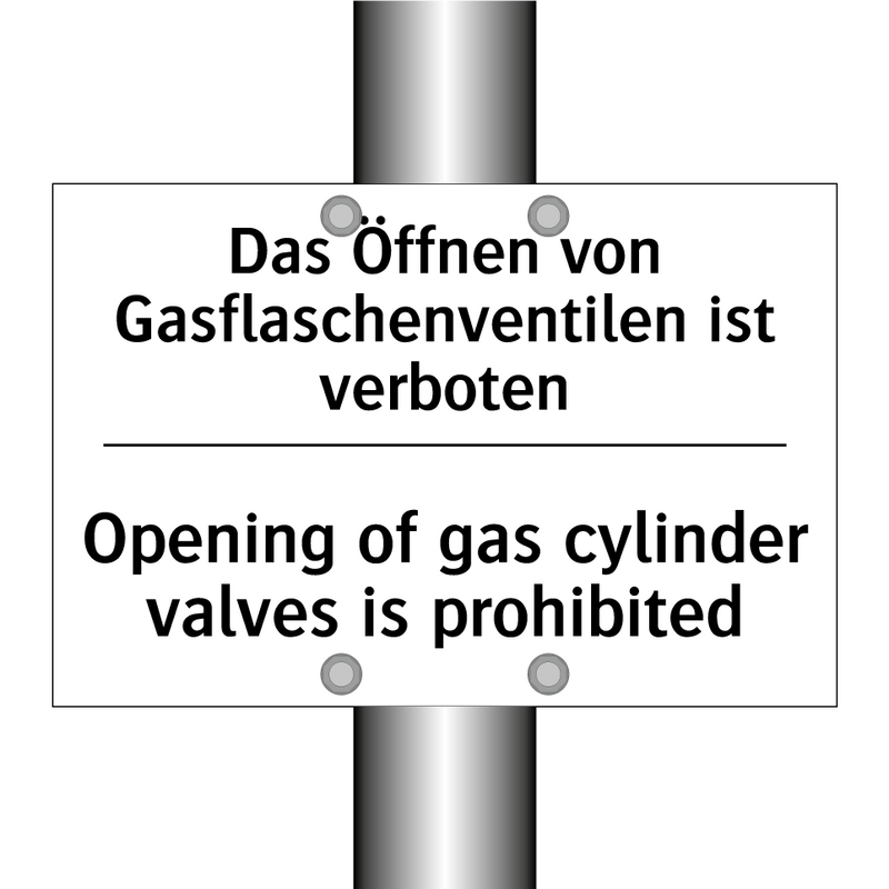 Das Öffnen von Gasflaschenventilen /.../ - Opening of gas cylinder valves /.../