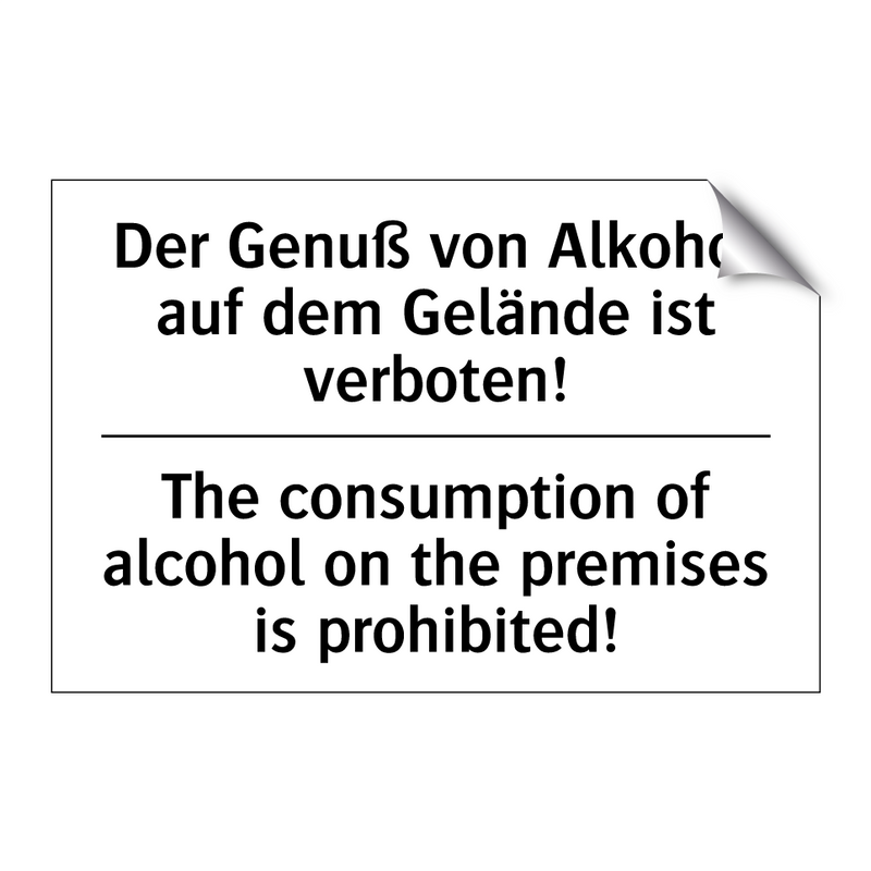 Der Genuß von Alkohol auf dem /.../ - The consumption of alcohol on /.../