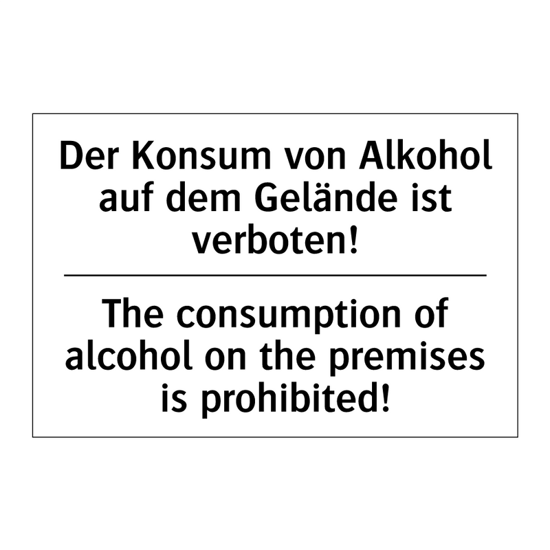 Der Konsum von Alkohol auf dem /.../ - The consumption of alcohol on /.../