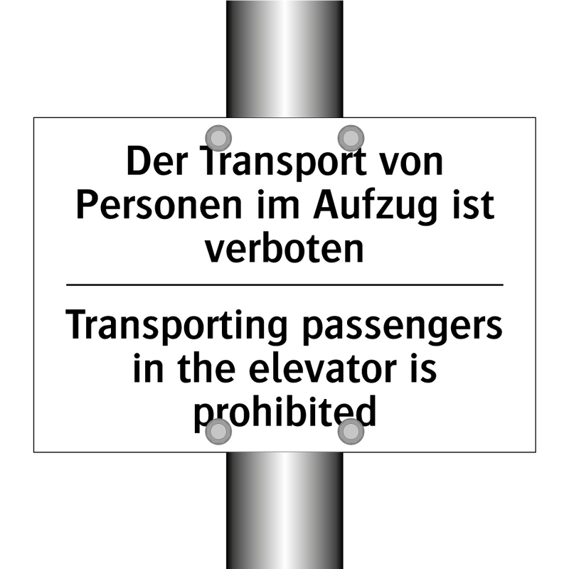 Der Transport von Personen im /.../ - Transporting passengers in the /.../