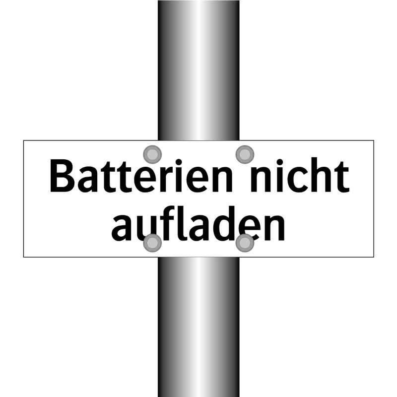 Batterien nicht aufladen