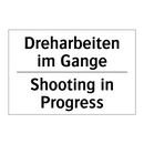 Dreharbeiten im Gange - Shooting in Progress