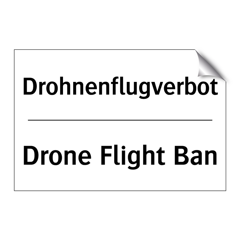 Drohnenflugverbot - Drone Flight Ban