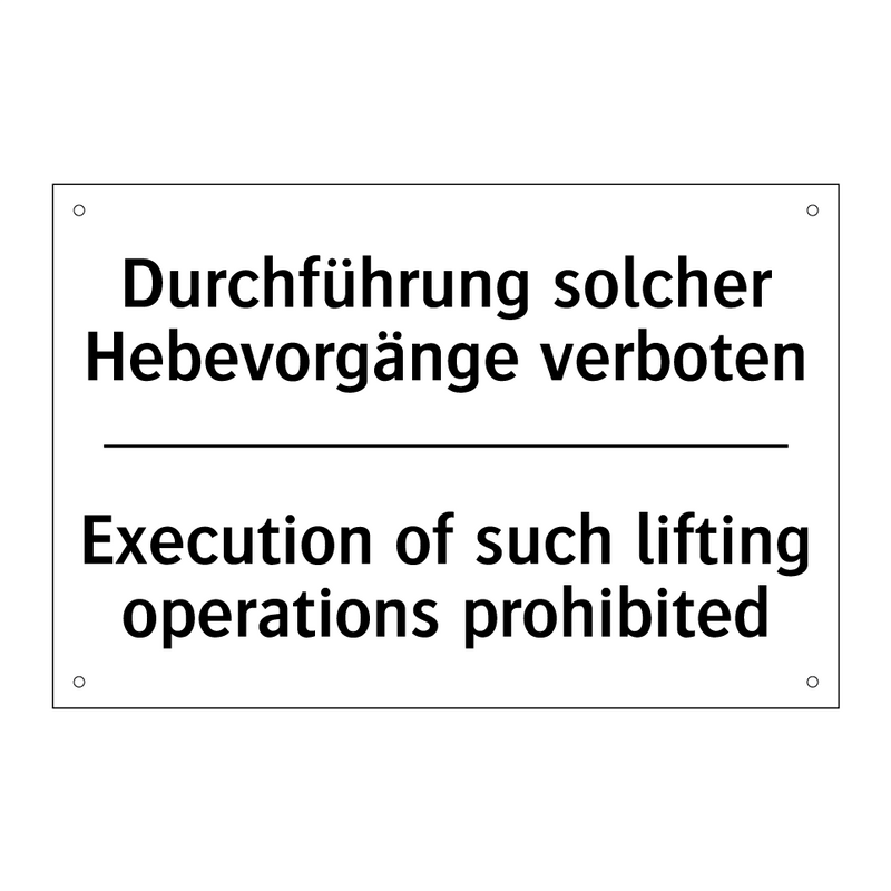 Durchführung solcher Hebevorgänge /.../ - Execution of such lifting operations /.../