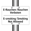 E-Rauchen/Rauchen Verboten - E-smoking/Smoking Not Allowed